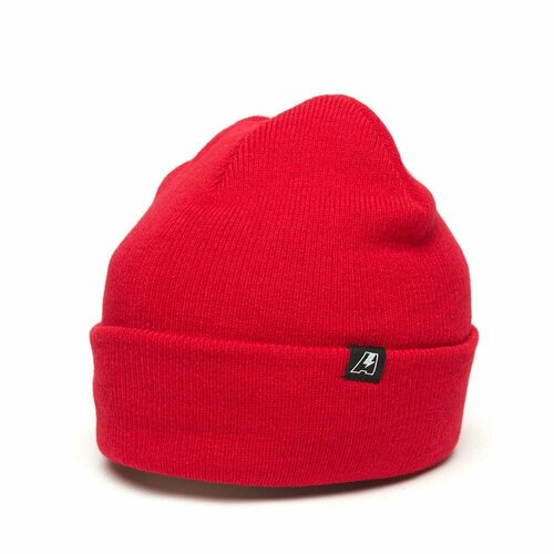 фото Шапка бини atributika & club, размер 52-54, красный