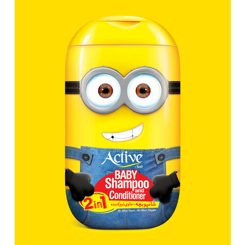 Детский шампунь и кондиционер 2в1 ACTIVE иран 