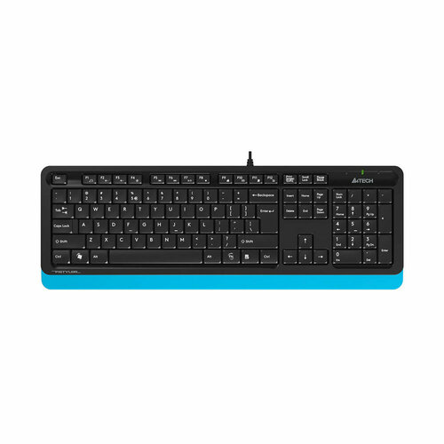Клавиатура проводная A4Tech Fstyler FK10 blackblue USB FK10 BLUE 148200₽
