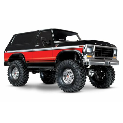 Машины на радиоуправлении TRAXXAS Ford Bronco 4WD Electric Truck Red