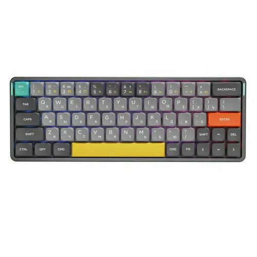 Беспроводная механическая ультратонкая клавиатура Nuphy AIR60 Twilight 64 клавиши RGB подсветка Red Switch AIR60-TW1-F 1349000₽