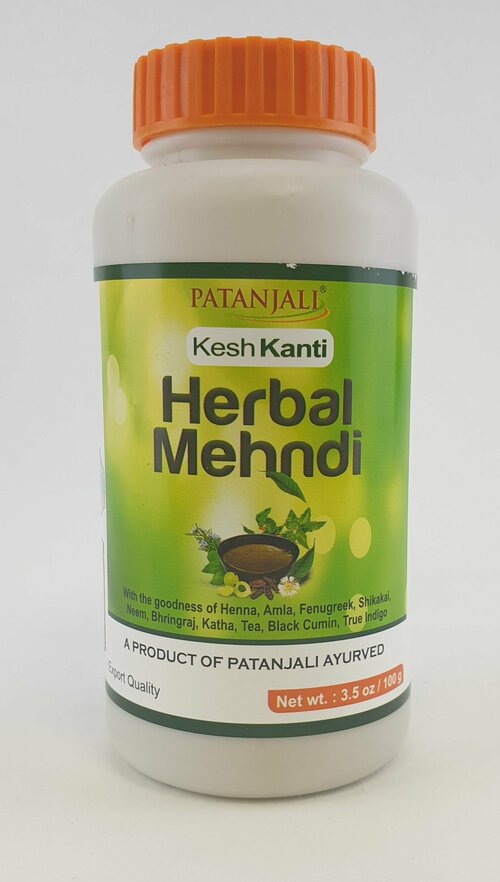 Patanjali Хна для волос с травами Кеш Канти / Herbal Mehndi Kesh Kanti 100 г