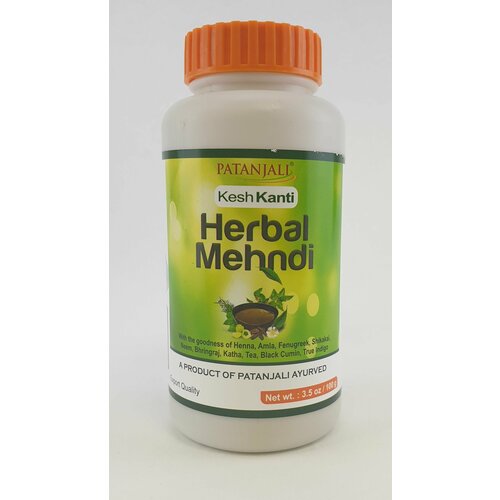 Patanjali Хна для волос с травами Кеш Канти / Herbal Mehndi Kesh Kanti 100 г