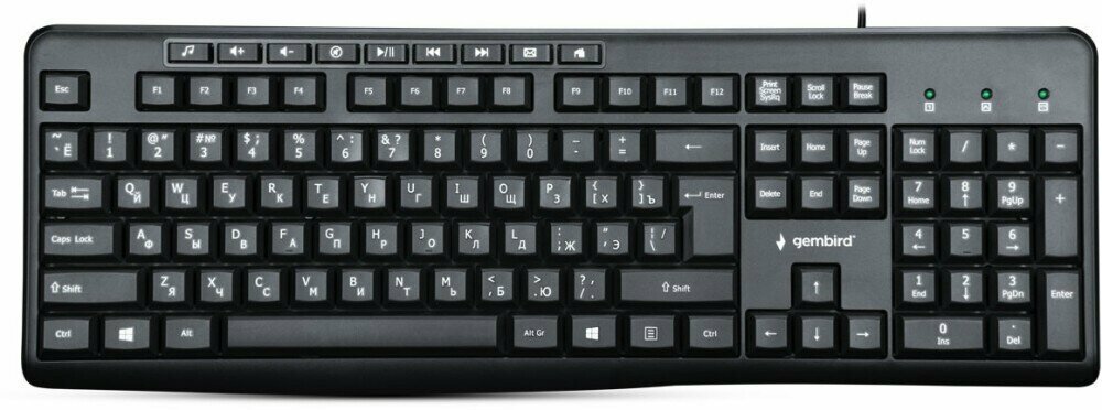 Клавиатура Gembird Black (KB-8440M)