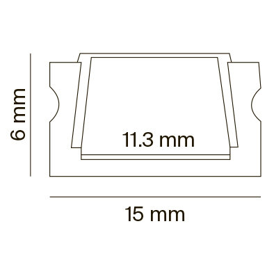 Алюминиевый профиль Maytoni Technical Led strip ALM001S-2M