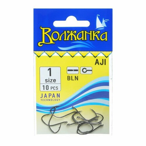 фото Крючки "волжанка" aji № 1, 10 шт volzhanka