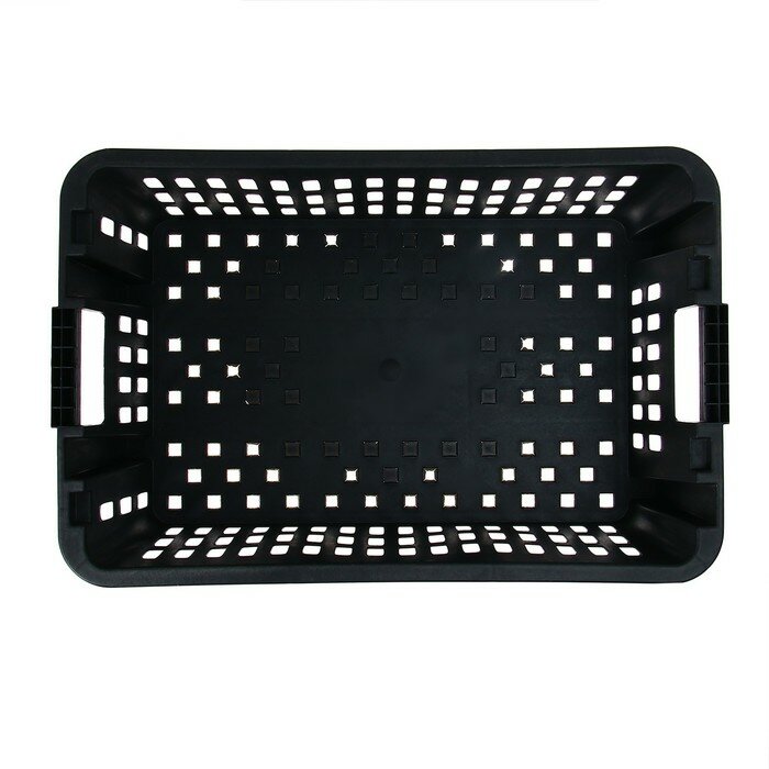 Ящик хозяйственный, 60×40×20 см, цвет чёрный - фотография № 7