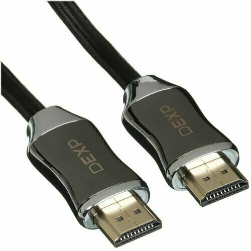 Кабель соединительный DEXP HDMI - HDMI, 2 м кабель соединительный dexp hdmi hdmi 1 м