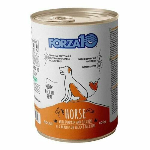 Корм из конины с тыквой и кабачками Forza 10 Maintenance Horse 04 кг 450₽