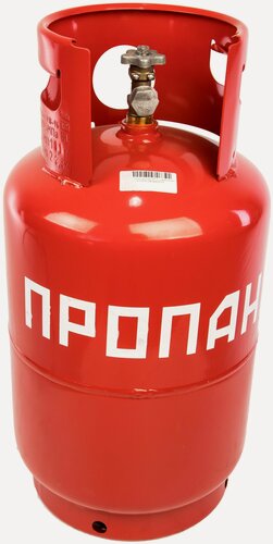 Изображение товара Газовый баллон NOVOGAS, 27л, с предохранительным вентилем, Российское подключение (пустой)