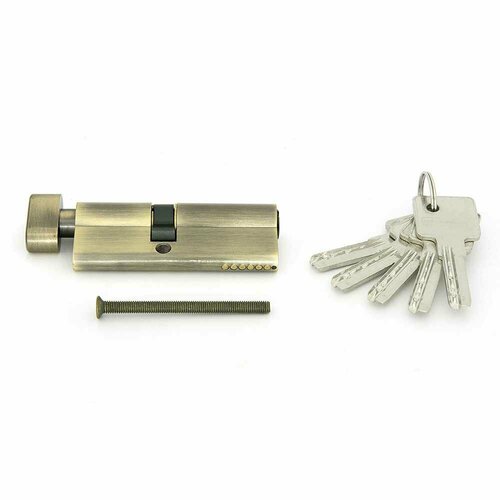 Цилиндр для замка 35х45 мм Palladium Smart ключ завертка бронза