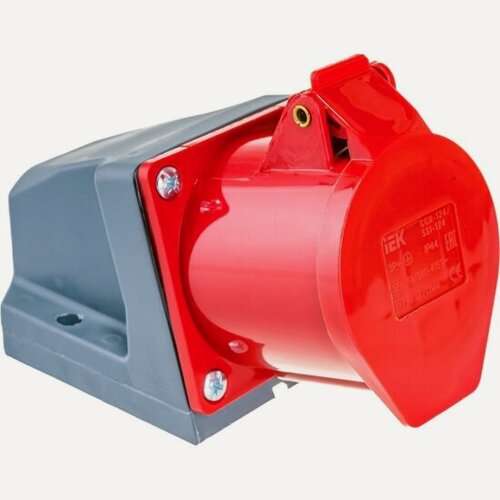 Изображение товара Розетка Iek ОП 32А 380В 3P+PЕ ССИ-124 IP44, PSR12-032-4