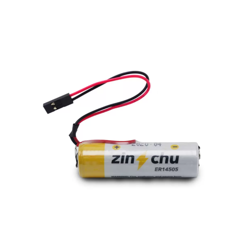Батарейка ZinChu ER14505-DP AA с коннектором для вычислителя ВКТ-7, ВКТ-9 батарейка литиевая robiton er14505 aa 3 6v li soci2