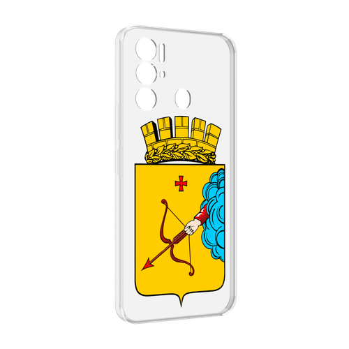 Чехол MyPads герб-кировская-область для Tecno Pova Neo 4G задняя-панель-накладка-бампер