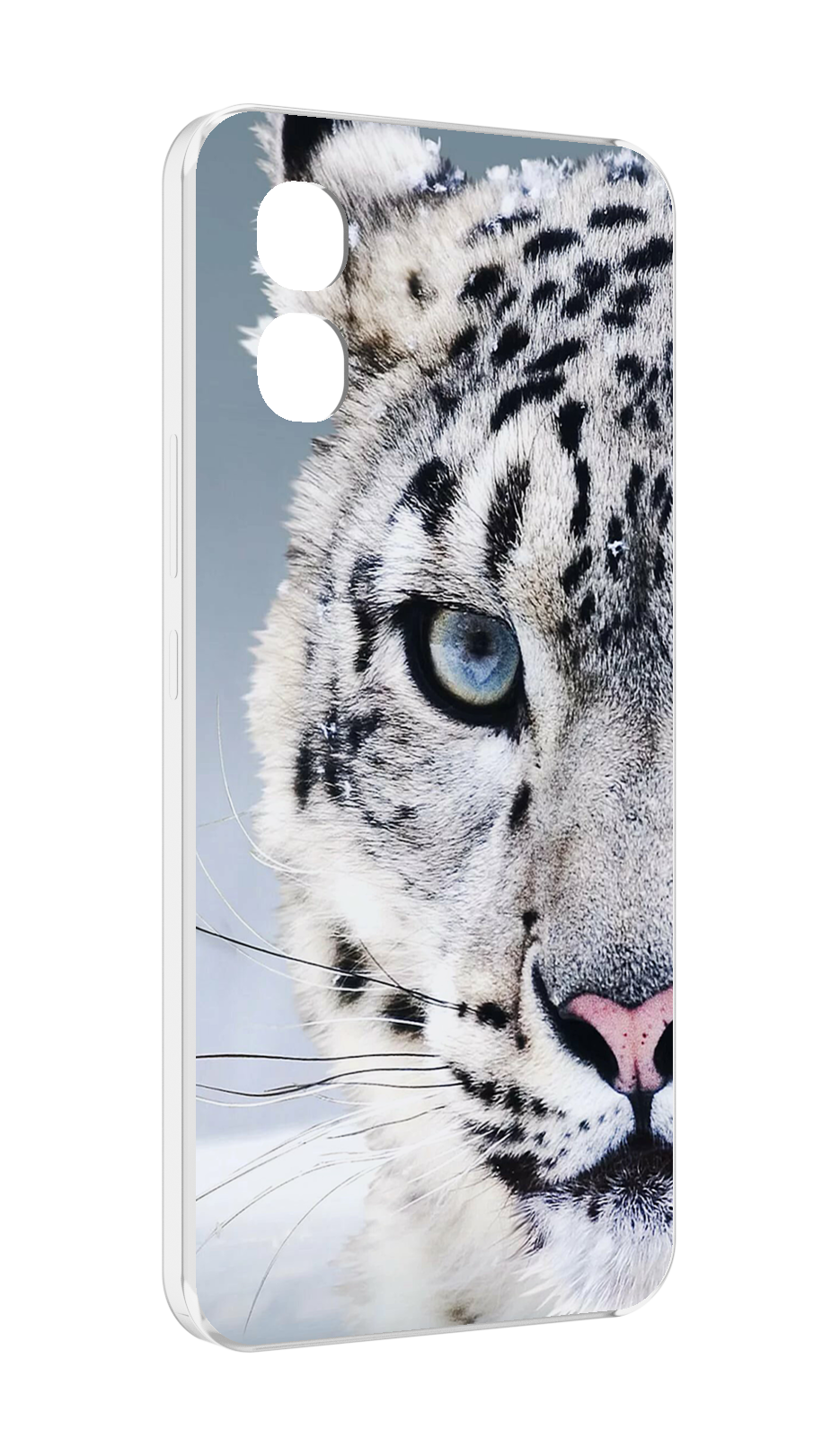 фото Чехол MyPads Снежный-барс для Honor X5 задняя-панель-накладка-бампер