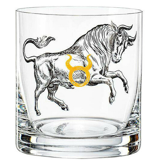 фото Стакан для виски 280 мл Crystalex CZ s.r.o. "Барлайн /Коллекция Гороскоп /Телец" / 277261