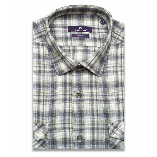 фото Рубашка poggino, размер xxl (45-46 cm.), зеленый