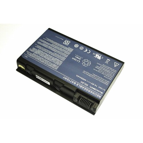 Аккумулятор для ноутбука Acer TravelMate 2490, 3900, 4200 Series. 14.4V 5200mAh BATBL50L4, LIP8211CMPC