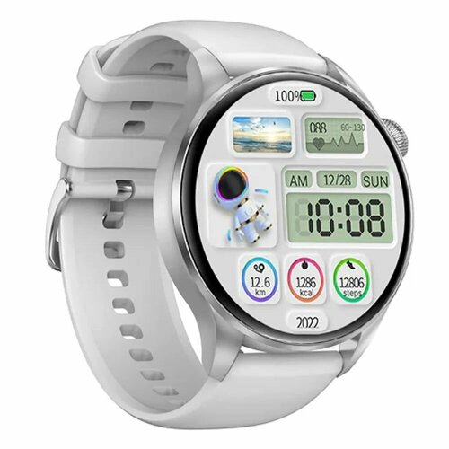 Умные часы (Smart Watch) DT3 New, 45mm, Silver