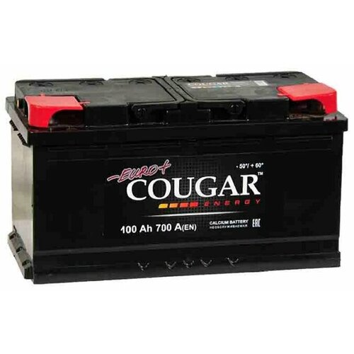 Аккумулятор автомобильный Cougar Energy 100 А/ч 820 А обр. пол. Евро авто (353x175x190)