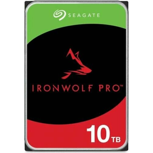 Жесткий диск 10TB SATA 6Gb/s Seagate ST10000NT001 Ironwolf Pro 3.5 7200rpm 256MB жесткий диск seagate ironwolf pro 14 тб st14000ne0008