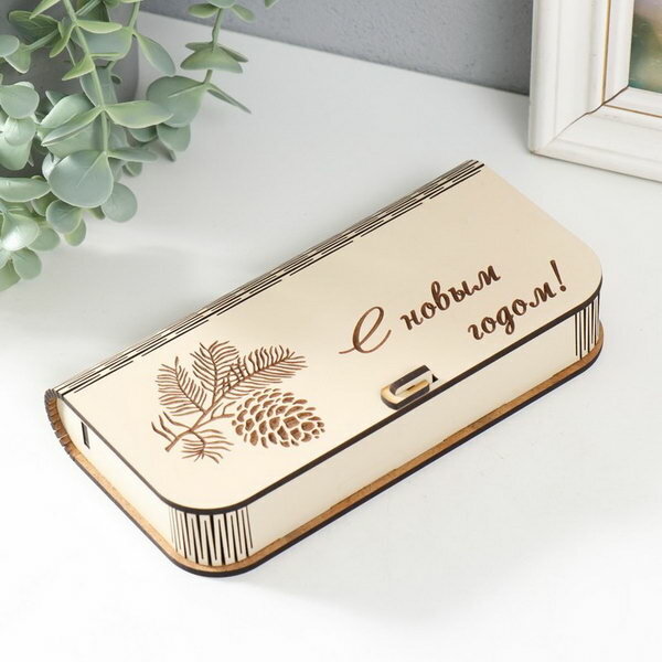 фото Шкатулка "Веточка" 17х8.5х3.5 см