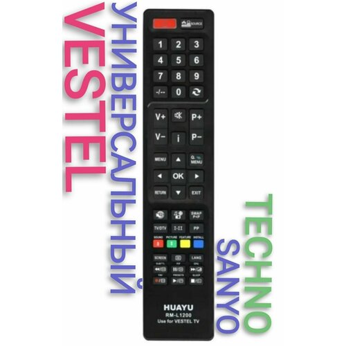 Пульт для VESTEL /TECHNO/sanyo универсальный RM-L1200