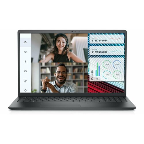 Dell Vostro 3520 Core i3 1215U 8Gb SSD256Gb Intel UHD Graphics 156 WVA FHD 1920x1080ENGKBD Ubuntu black WiFi BT Cam 3520-3820 5101800₽
