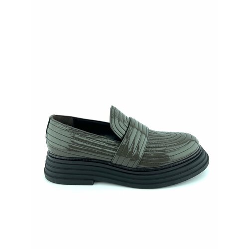 Лоферы  Laura Bellariva 9042, демисезонные, натуральная кожа, размер 40, зеленый