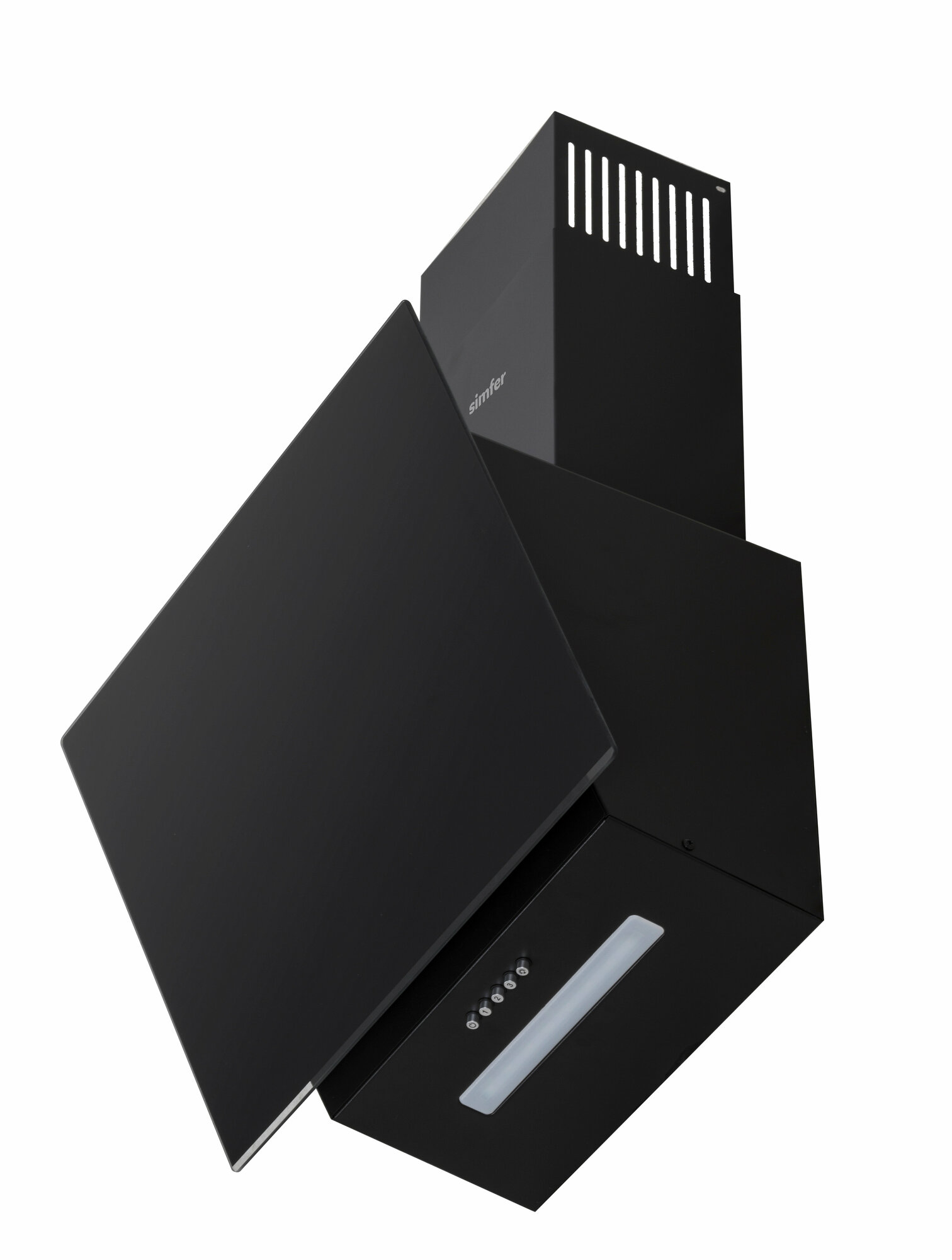 Настенная вытяжка Simfer 8655SM (ширина 60 см, цвет черный) - фотография № 3