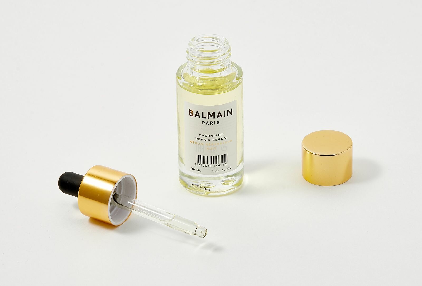 Ночная восстанавливающая сыворотка для волос Overnight repair serum, 30 мл BALMAIN - фото №9
