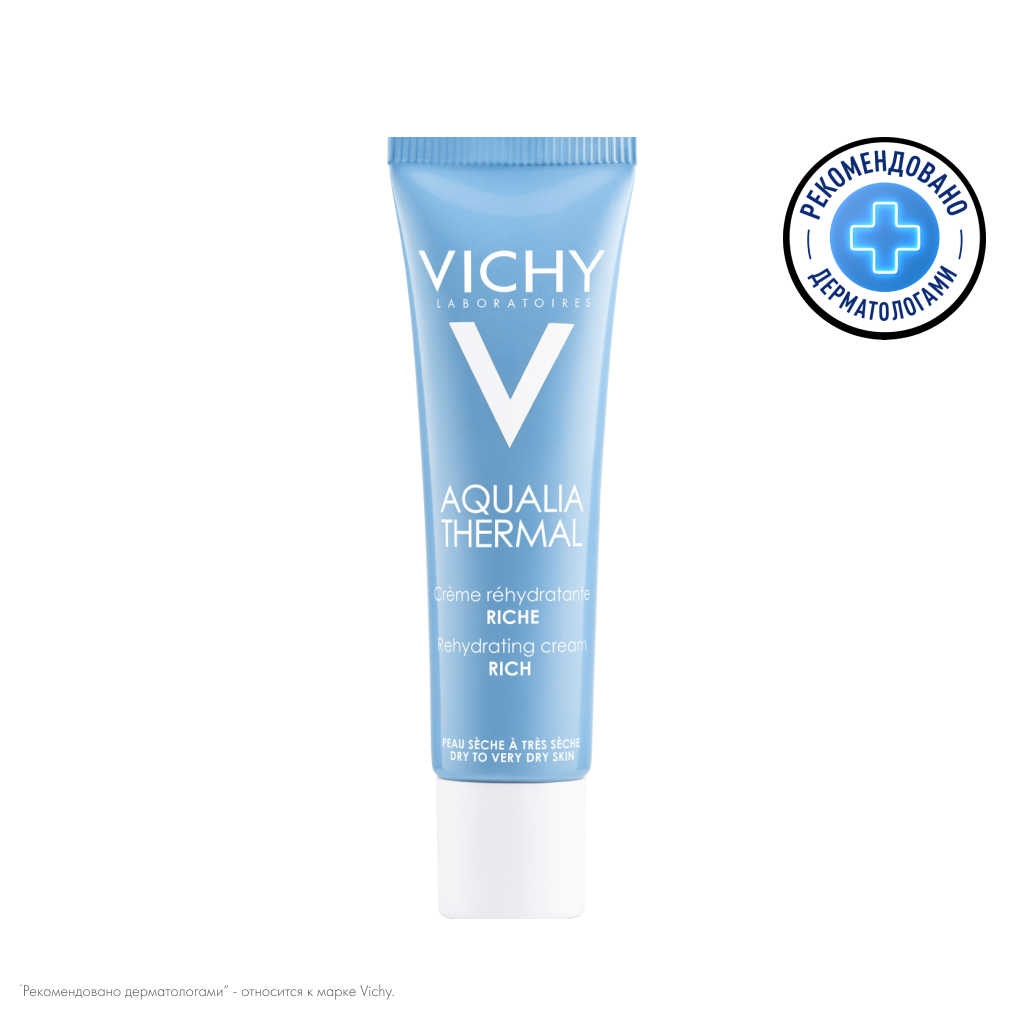 Vichy Aqualia Thermal увлажняющий насыщенный крем для сухой и очень сухой кожи 30 мл 1 шт