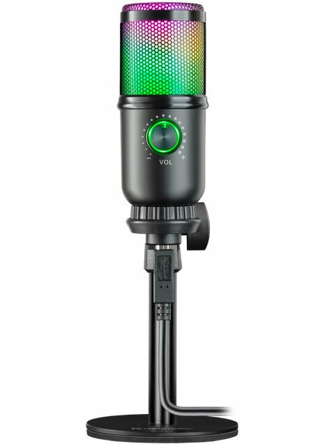 Игровой стрим микрофон Defender Glow GMC 400 USB, провод 1.3 м — фото 16