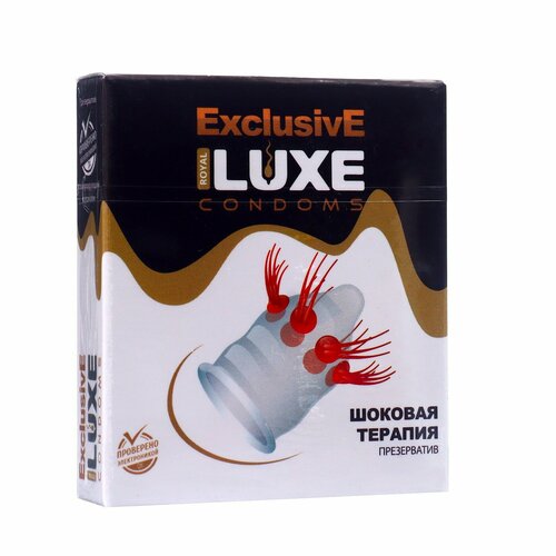 Презервативы Эксклюзив Шоковая терапия презервативы luxe exclusive шоковая терапия 1 шт