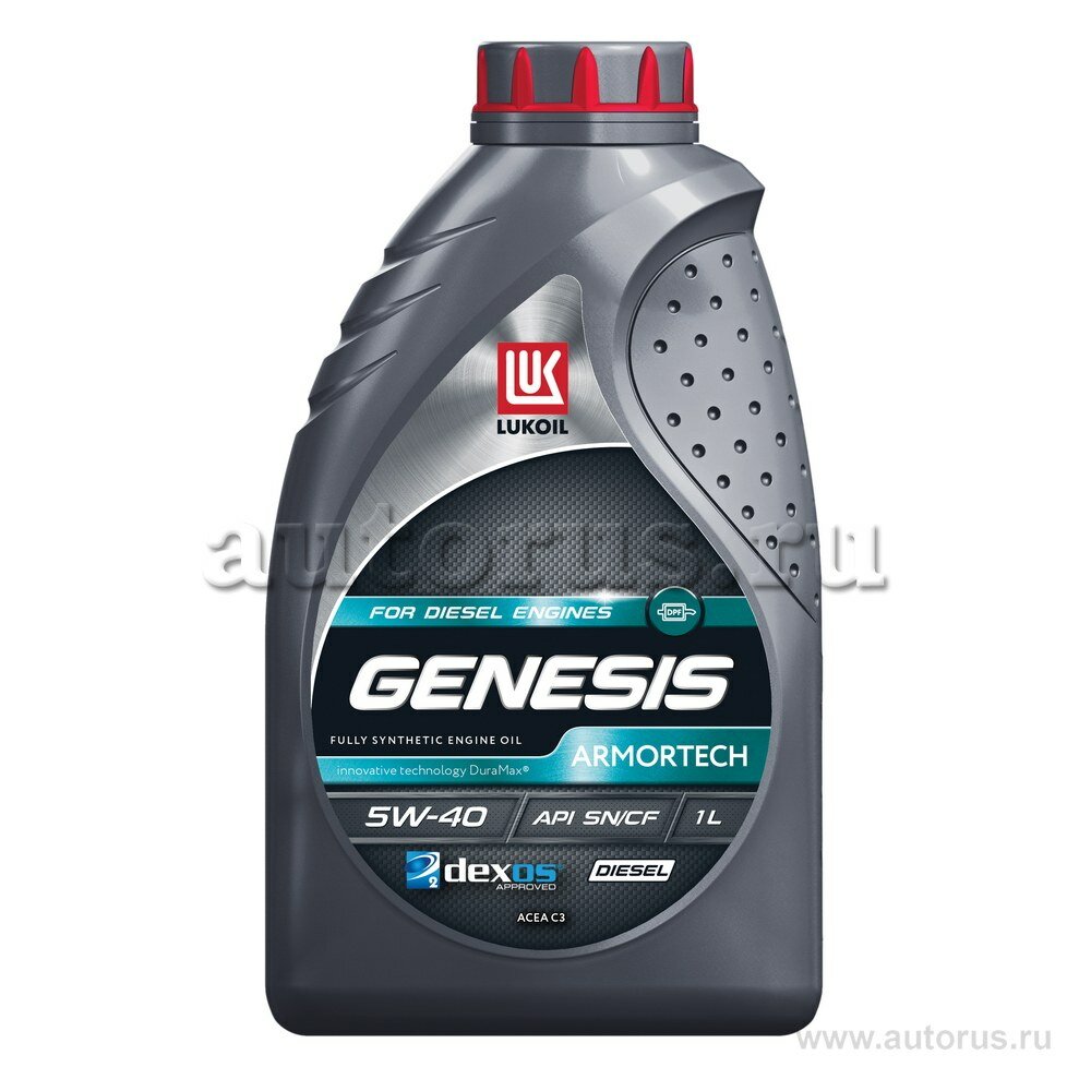 Масло моторное лукойл genesis armortech diesel 5w-40 синтетическое 1 л 3150233