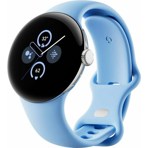 Умные часы Google Pixel Watch 2 41mm Wi-Fi (Polished Silver/Bay) умные часы bq watch 2 1 black