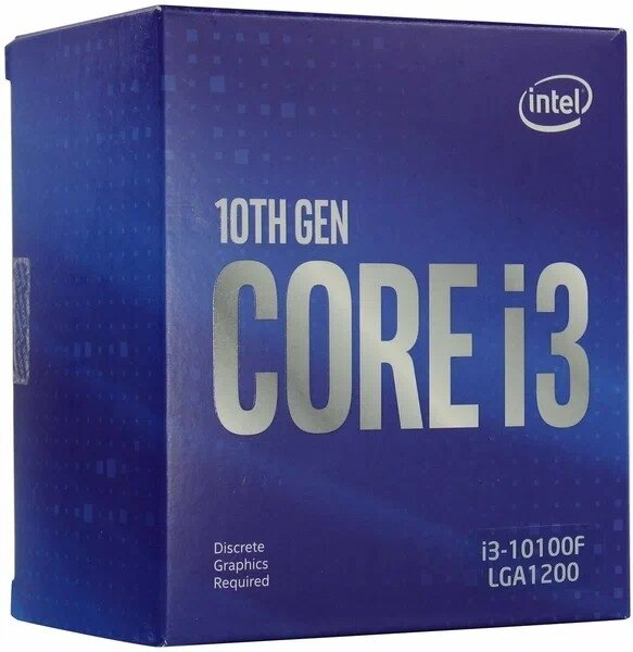 Процессор Intel Core i3-10105 LGA1200 4 x 3700 МГц