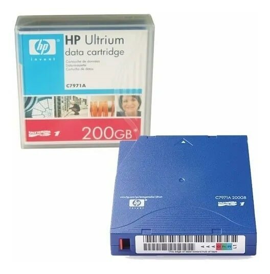 Картридж данных HP Ultrium LTO1 data cartridge 200Gb для стриммера C7971A