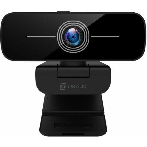 Камера Web Оклик OK-C001FH черный 2Mpix (1920x1080) USB2.0 с микрофоном камера web оклик ok c001fh черный 2mpix 1920x1080 usb2 0 с микрофоном