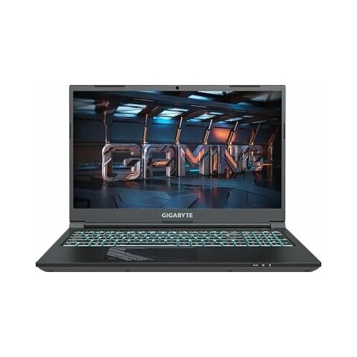 Ноутбук игровой GIGABYTE G5 KF-E3KZ313SH, 15.6, 2023, IPS, Intel Core i5 12500H 2.5ГГц, 12-ядерный, 16ГБ DDR4, 512ГБ SSD, NVIDIA GeForce RTX 4060 для ноутбуков - 8 ГБ, Windows 11 Home, черный ноутбук hiper g16 16 1 ips intel core i7 11700 16гб 512гб ssd nvidia geforce rtx 3070 для ноутбуков 81