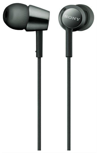 Проводные наушники - гарнитура MDR-EX155AP, черные, оригинал