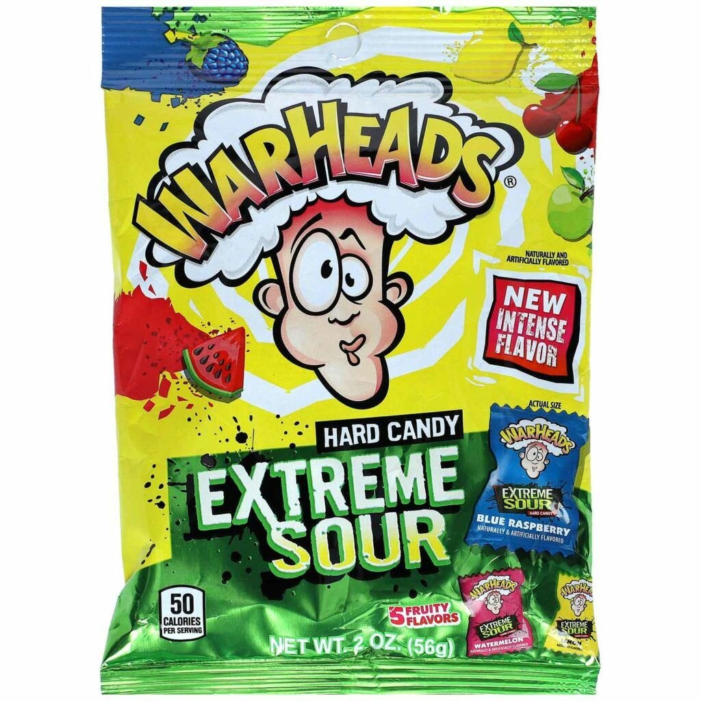 Кислые конфеты Warheads Extreme Sour Hard Candy - фотография № 1