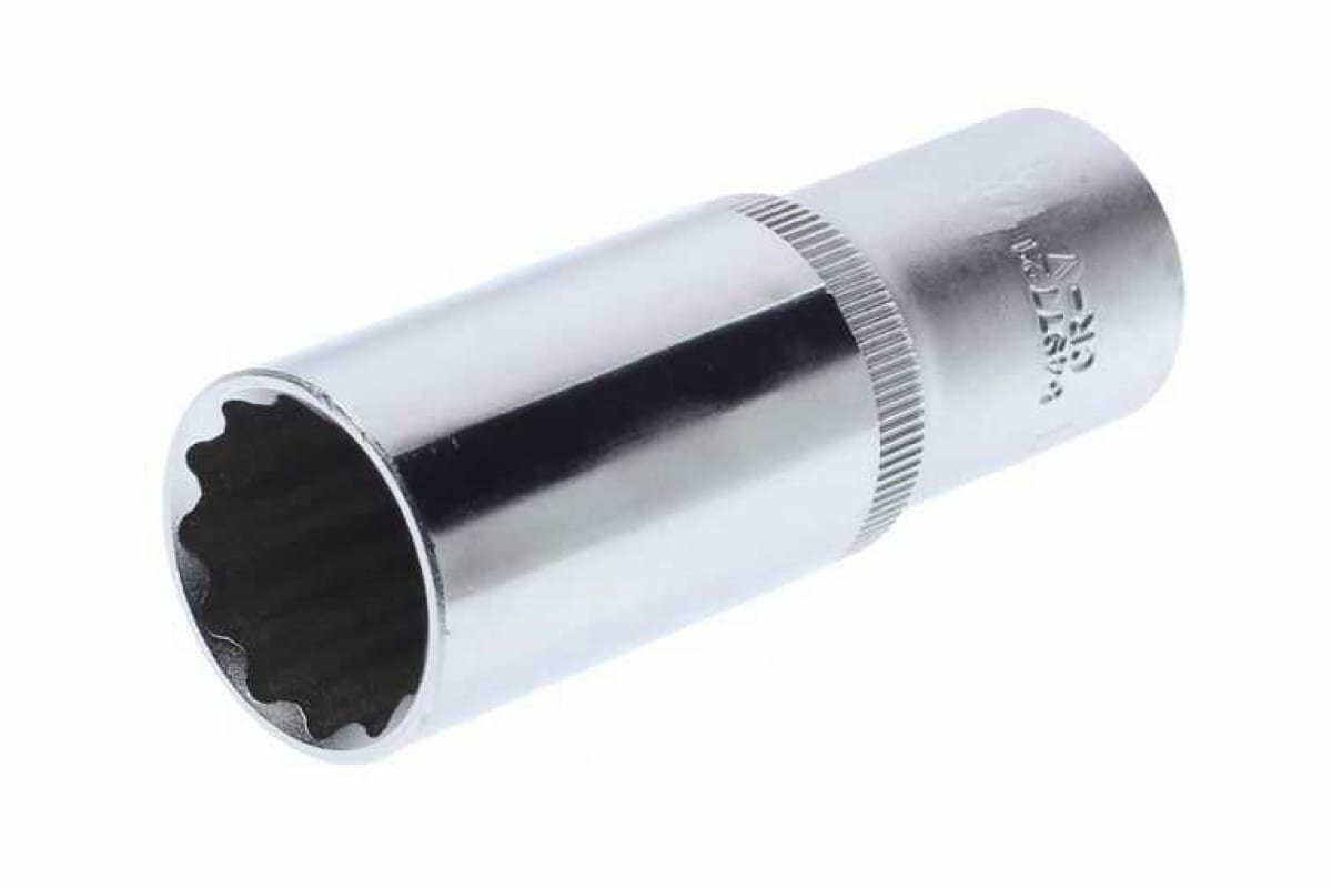 Головка торцевая ROCKFORCE RF-5497724, 24 мм, 1/2", 12-гранная, глубокая, L 75 мм