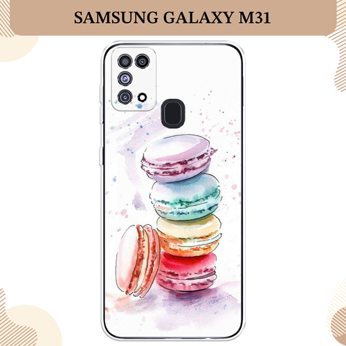 Силиконовый чехол Пирамидка макарони 2 на Samsung Galaxy M31 / Самсунг Галакси M31