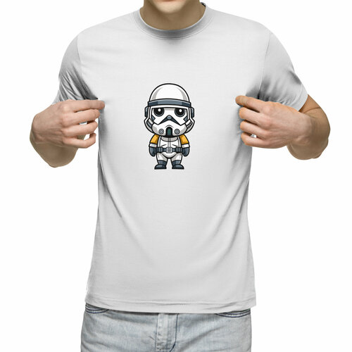 Футболка Us Basic, размер XL, белый мужская футболка с рисунками звездные войны и созвездие star wars светло синий