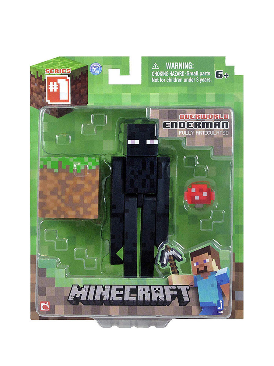 Фигурка Minecraft Enderman Странник края с аксессуарами 8см MF16500