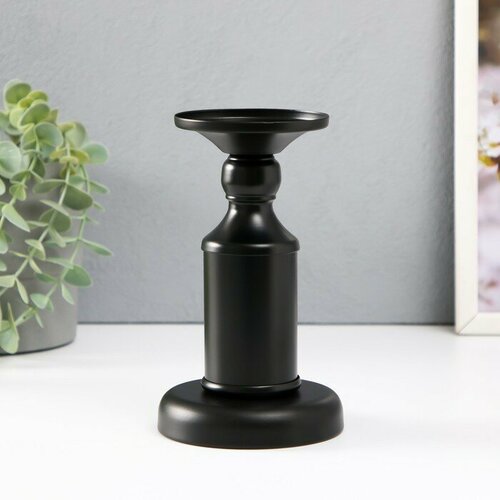 SUI Подсвечник металл на 1 свечу d75 см Магнус 10х10х17 см 1671₽