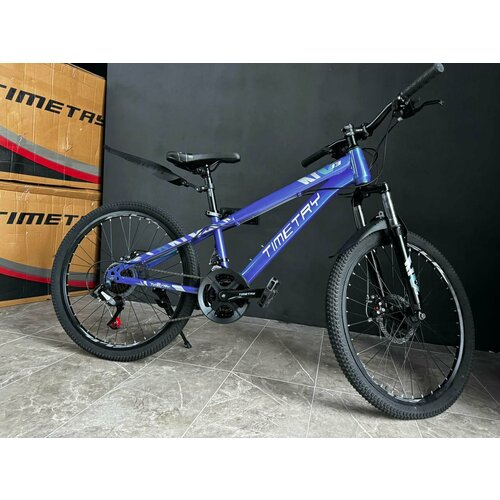 Велосипед TIME TRY TT022 24 Горный Детский Подростковый Для активного отдыха Унисекс сиреневый модель 2024 24100₽