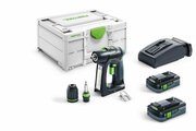 Аккумуляторная дрель-шуруповерт Festool C 18 HPC 4,0 I-Plus 576435