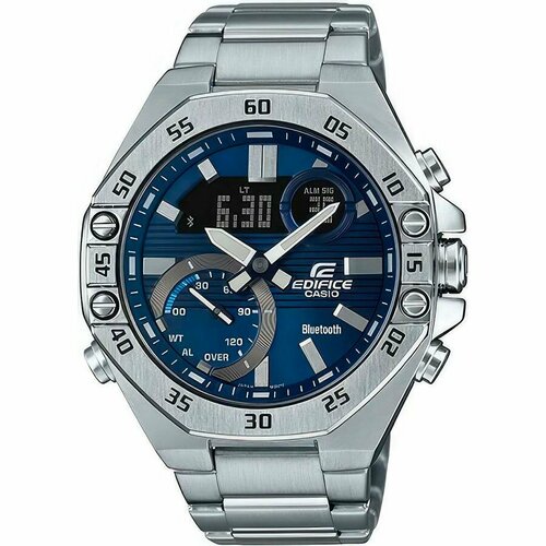 фото Наручные часы casio, синий, серый
